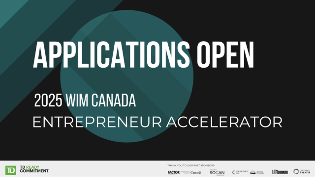 Application Open: WIMC Entrepreneur Accelerator 2025