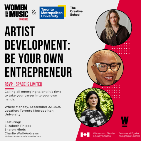 Artist Development: Be Your Own Entrepreneur