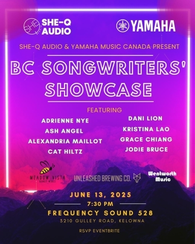 SHE-Q Audio x Yamaha Music Canada Songwriters' Showcase